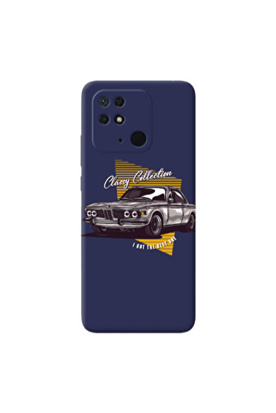 Other Xiaomi Redmi 10C Classy Collection Dark blue Colored Silicone TPU Θήκη