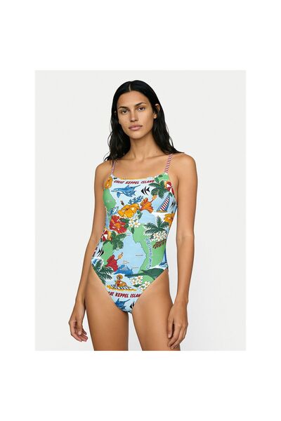 Seafolly Γυναικείο Μαγιό 11163-302 Πολύχρωμο