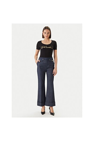 Just Cavalli Tricou de damă 80PAHT02 CJ502 Negru