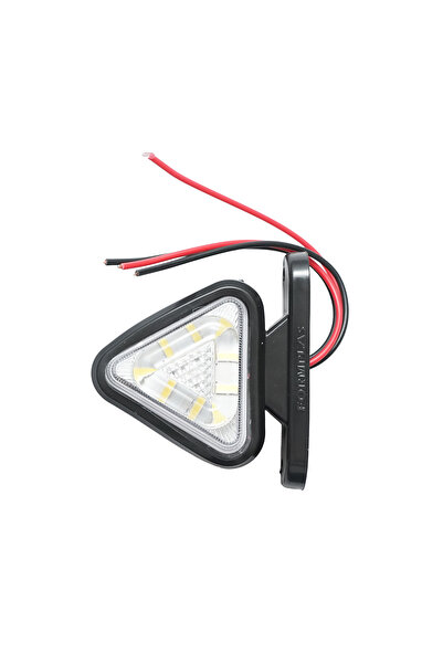 Breckner Germany Lampa laterala gabarit triunghi LED 12-24 V FR0101, alb-rosu...