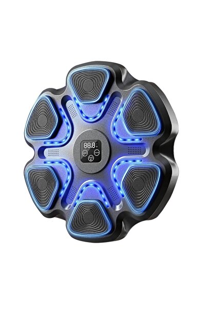 YBOSHOP Aparat de box muzical Bluetooth, 9 moduri, LED, 6 zone, USB-C, negru