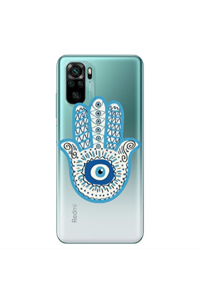 Other Xiaomi Redmi Note 10S Evil eye bead in hand Transparent Silicone TPU Θήκη