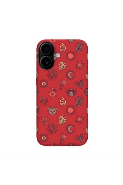 Other Apple Iphone 16 plus Magic potion Red Colored Silicone TPU Θήκη