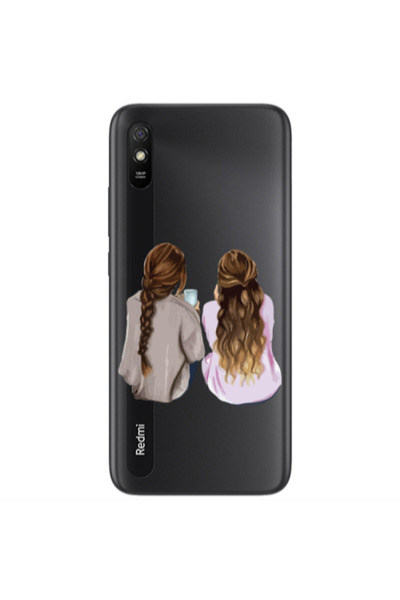 Other Xiaomi Redmi 9A Friends Transparent Silicone TPU Θήκη