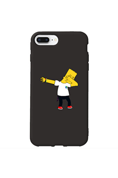 Other Apple iPhone 7 Plus Simpsons2 Black Colored Silicone TPU Θήκη