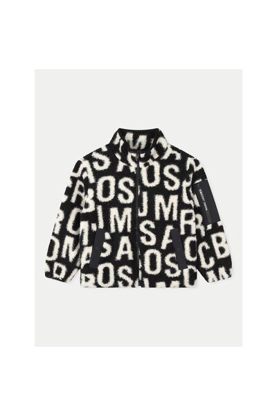 Marc Jacobs Fleece unisex pentru copii W60261 Negru
