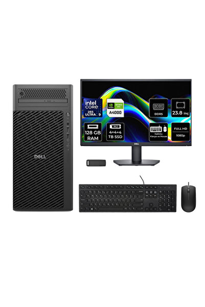 Dell Pro Max T2 Core Ultra 9 285 RTX 4000 Ada 20GB 128GB RAM 12TB SSD 23.8" F...