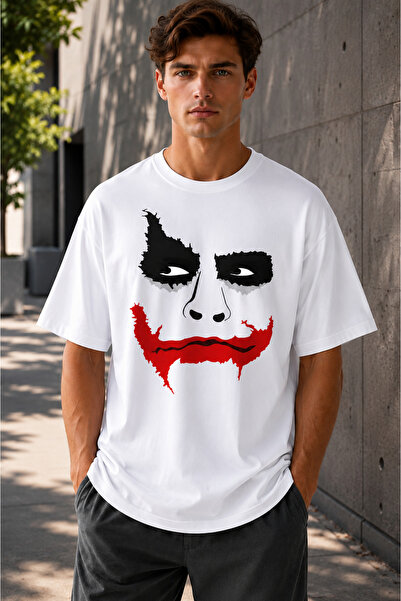 VODEXA Μπλουζάκι Unisex Oversize με στάμπα RED LIPS, 100% βαμβακερό, άνετη εφ...