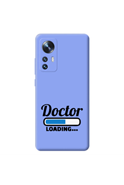 Other Xiaomi Mi 12 Doctor Loading Light Purple Colored Silicone TPU Θήκη