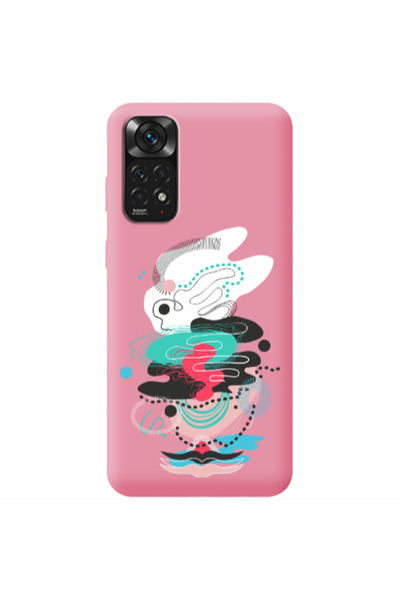 Other Xiaomi Redmi Note 11 4G Abstract 50 Pink Colored Silicone TPU Θήκη
