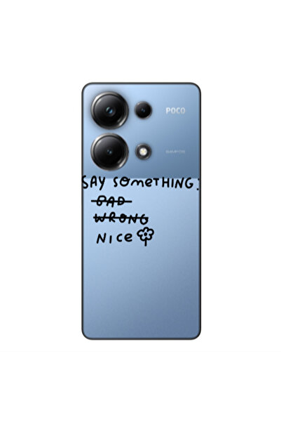 Other Xiaomi Poco M6 Pro 4G Say Something Transparent Silicone TPU Θήκη