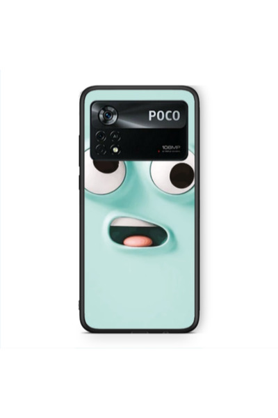 Other Xiaomi Poco X4 Pro Strange face Black Glossy Θήκη