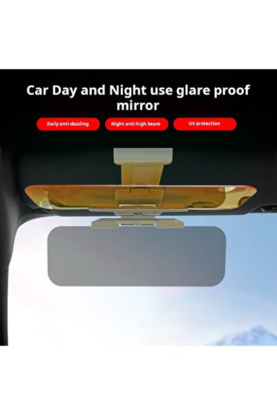 lumina shop Daytime UV Block & Night Anti High Beam Clip-on Car Anti-Glare Vi...