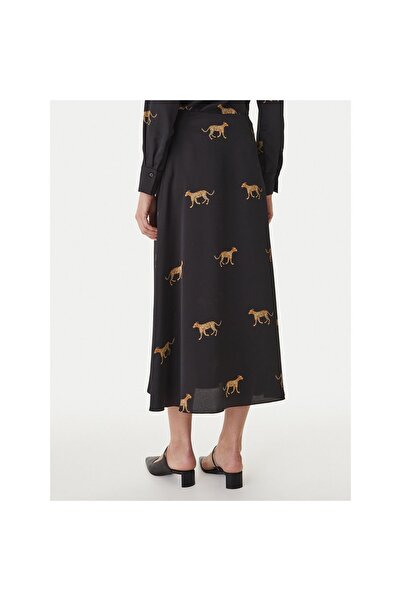 Lola Casademunt Fustă maxi de damă LS2608008 2N5 Negru
