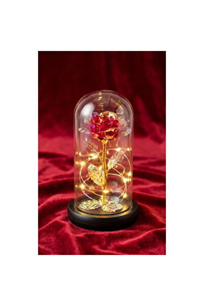 OEM Aranjament floral trandafir în cupolă 13 cm, diverse culori