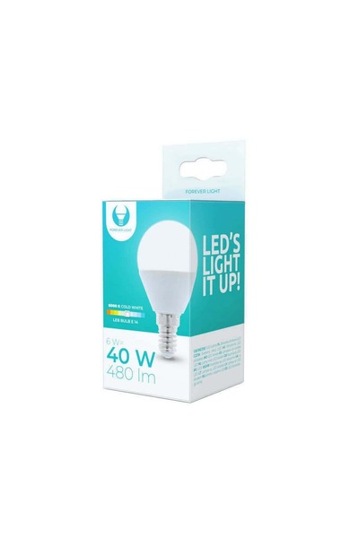 Forever Λάμπα LED E14 G45 6W
