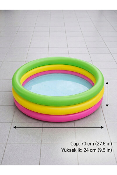 nkspor NK Spor BW Şişme Aile Ve Çocuk Havuzu Kombini - 70 cm / 1 Metre / 211x...