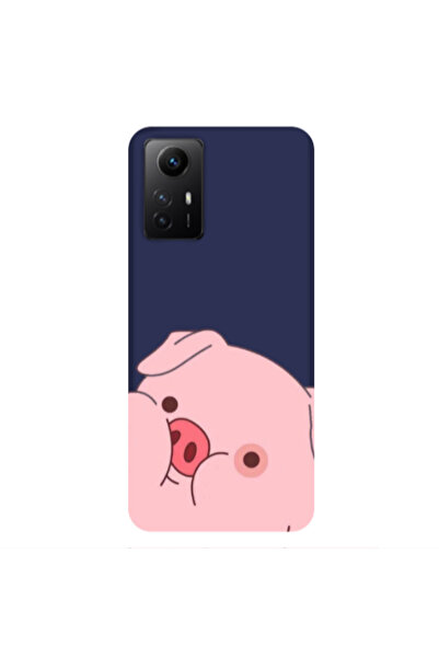 Other Xiaomi Redmi Note 12s Piggy 2 Dark blue Colored Silicone TPU Θήκη