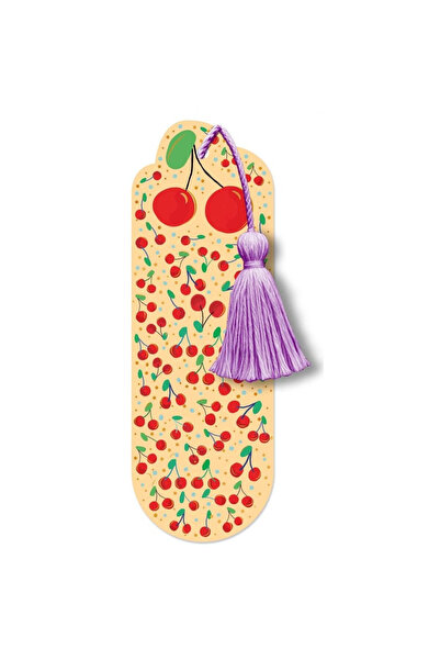 HENRY Semn de carte cu ciucure multicolor