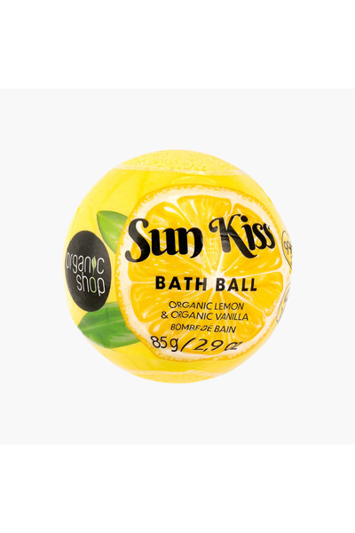 organic shop Sun Kiss Organic Lemon and Organic Vanilla Bath Ball - 85 gms