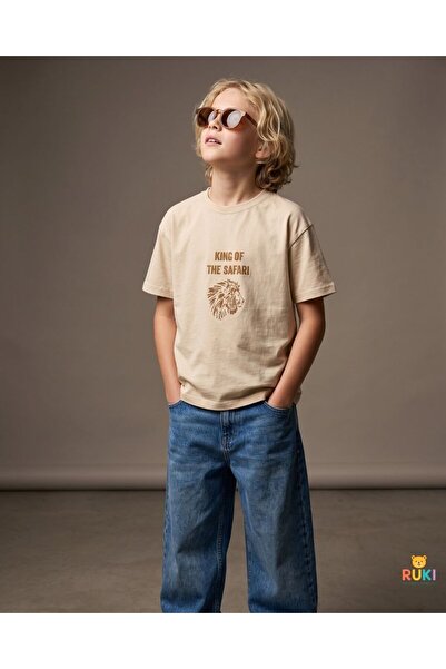 Ruki Çocuk Erkek Çocuk King Of T-Shirt