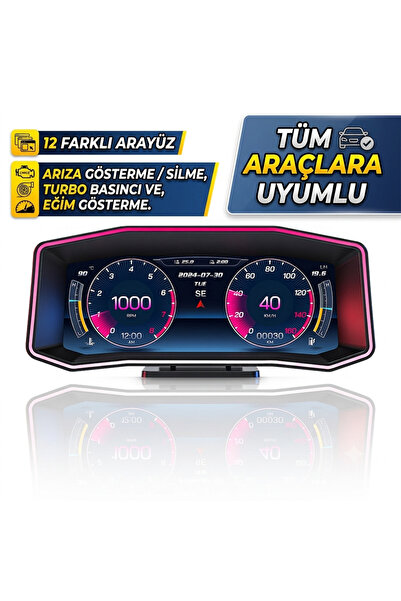 Bowie Ford mondeo focus fiesta için Harici digital gösterge Odb ekran arıza g...