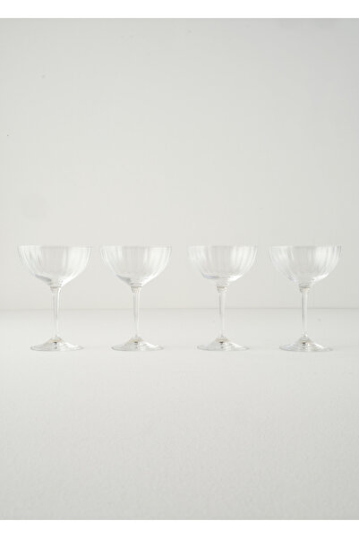 Bella Maison Columba Kristal 4'lü Cup Naturel (220 cc)