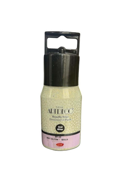 Artdeco Simli Boyutlu Boya 50ml Altın 691
