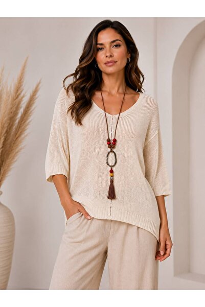 MENSAR OTANTİK Necklace 1. Quality Merserized Blouse Standard Size 38/44