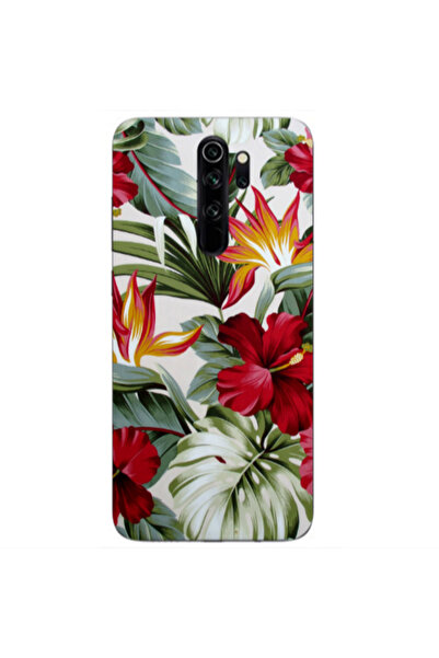 Other Xiaomi Redmi Note 8 Pro laves and flowers Transparent Silicone TPU Θήκη