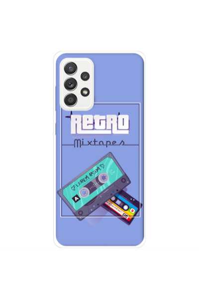 Other Samsung A33 Mixtapes Light Purple Colored Silicone TPU Θήκη