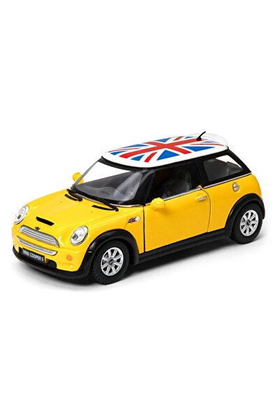 Noname Μεταλλικό αυτοκινητόμοχλο Mini Cooper S με τη σημαία της Μεγάλης Βρετα...