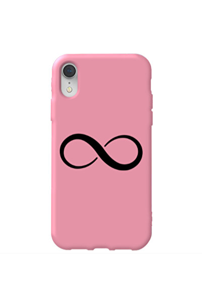 Other Apple iPhone Xr Infinity Pink Colored Silicone TPU Θήκη