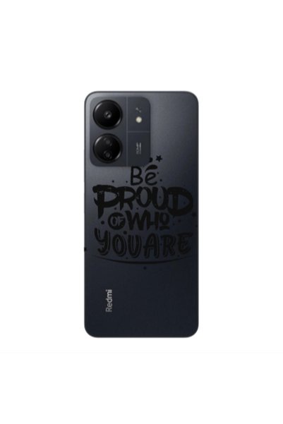 Other Xiaomi Redmi 13C Be proud of who you are Transparent Silicone TPU Θήκη
