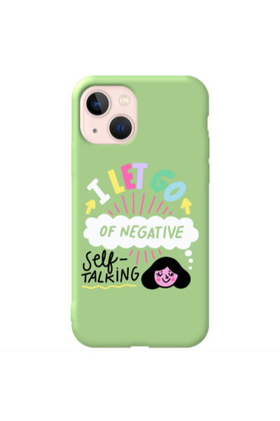 Other Apple iPhone 13 Let go Self talking Light Green Colored Silicone TPU Θήκη