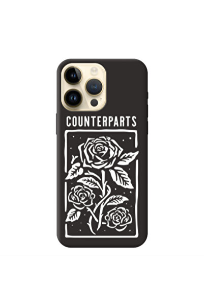 Other Apple iPhone 13 Pro Max Counterparts Black Colored Silicone TPU Θήκη