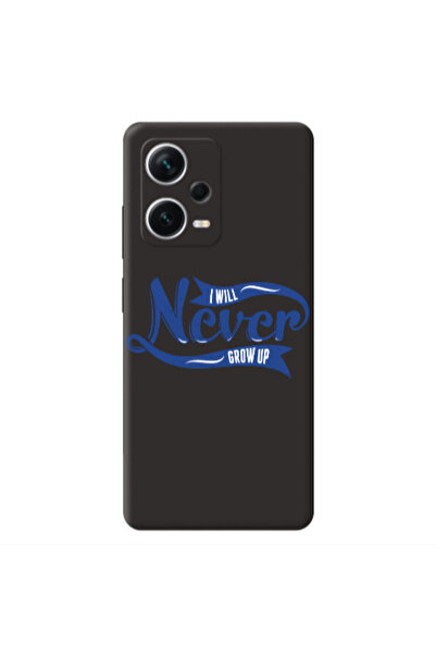 Other Xiaomi Poco X5 I Will Never Grow Up Black Colored Silicone TPU Θήκη