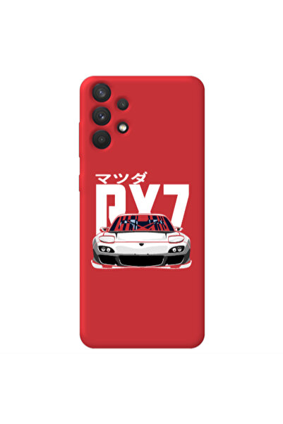 Other Samsung A32 4G Car Rx7 Red Colored Silicone TPU Θήκη
