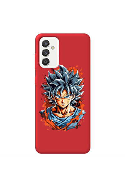 Other Samsung M13 Anime Goku Red Colored Silicone TPU Θήκη