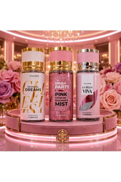 EMYC مجموعة معطرات الجسم النسائية – 3 × 100 مل