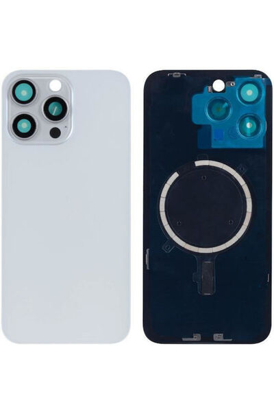 OEM Λευκό Κάλυμμα Μπαταρίας για iPhone 15 Pro Max