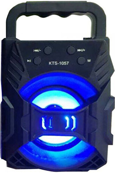OEM KTS-1057 Ηχείο Bluetooth 5W με Ραδιόφωνο Μαύρο