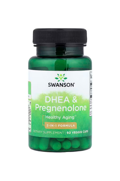 SWANSON Herbal, DHEA & Pregnenolone, 60 Veggie Caps