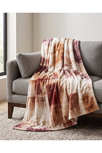 REDTAG Multicolour Abstract Printed Blanket (200 x 150 cm)