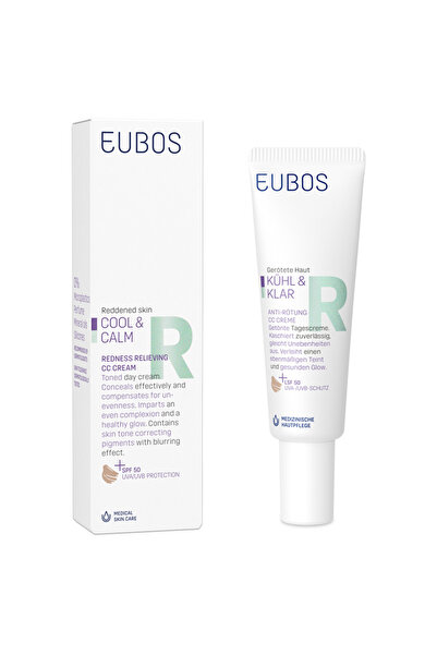 EUBOS Δροσερό & Ήρεμο CC Κρέμα 30ml SPF 50