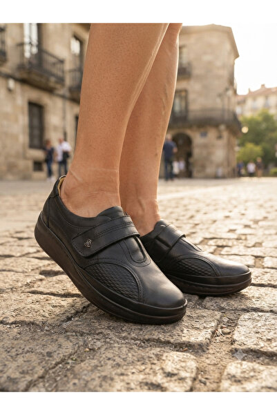 Ercan Konay 665 Shoe for Orthopedic Bone Protrusion Made of Genuine Leather