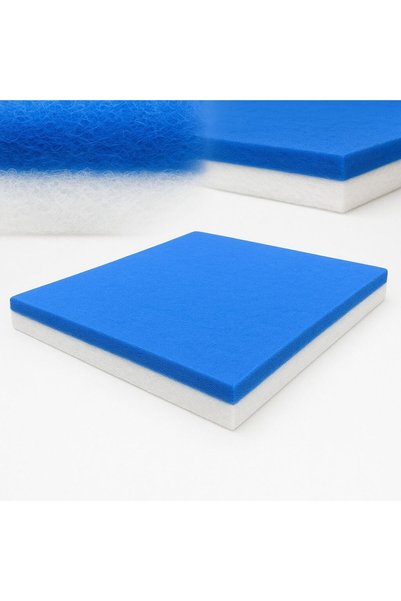 Ocean Free Pasla filtru acvariu si iaz White Blue 50x50x2 cm