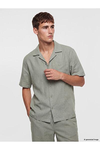 LC Waikiki Standard Fit Cuba Roba Collar Men's Shirt from Uzg Store for Style...