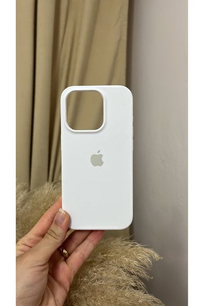 MioraCase İphone 15 Pro Uyumlu İçi Kadife Logolu Silikon Kılıf