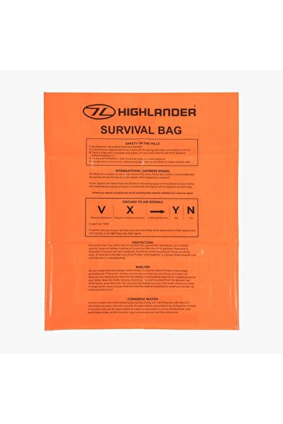 Highlander Σάκος Επιβίωσης Emergency Survival Bag Πορτοκαλί